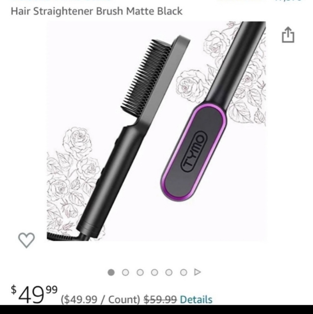 Tymo Hair Straighting Brush - Picture 3 of 5